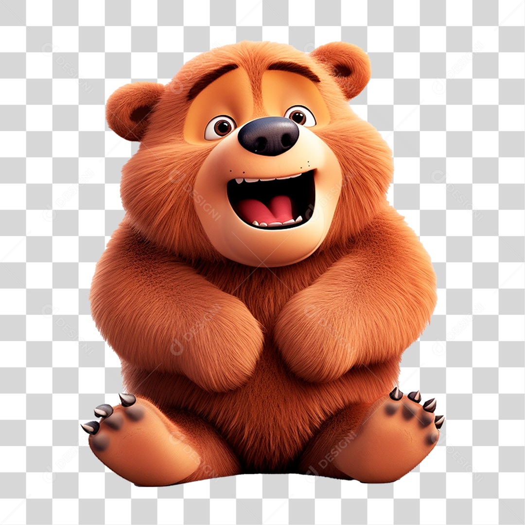 Urso de Pelúcia PNG Transparente
