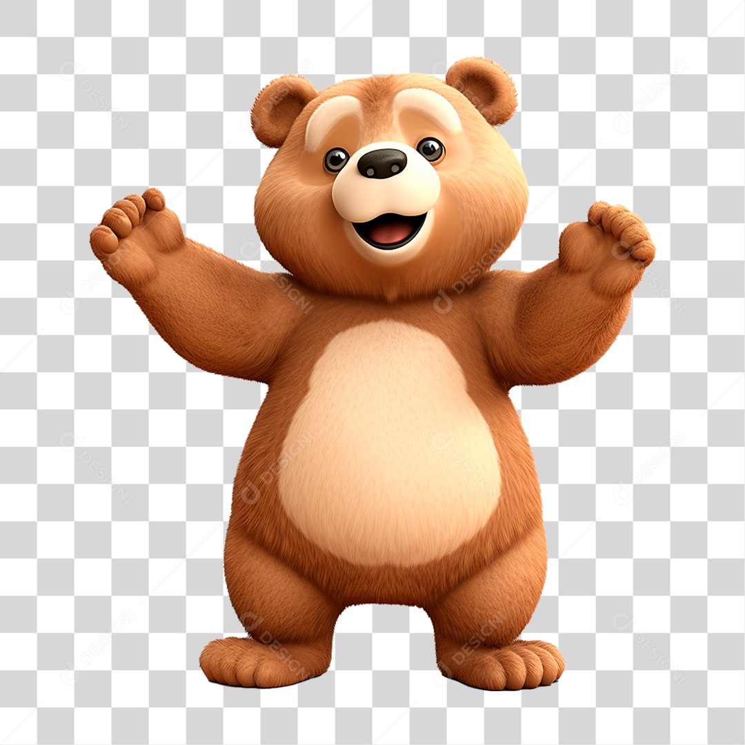 Urso de Pelúcia PNG Transparente
