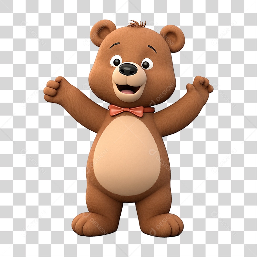 Animal Desenho Urso PNG Transparente
