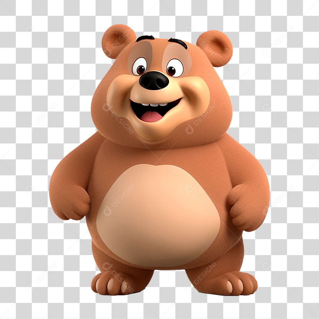 Urso de Pelúcia PNG Transparente