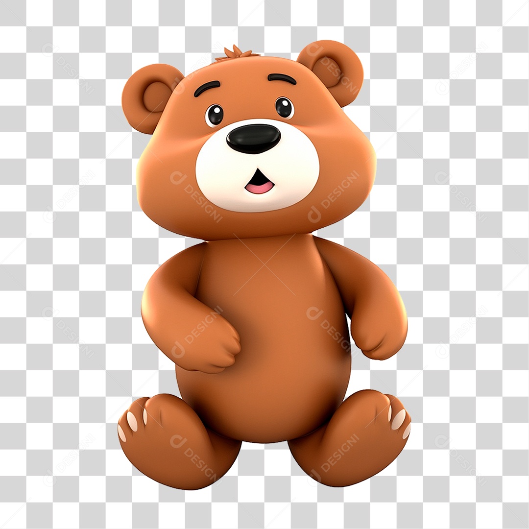 Urso de Pelúcia PNG Transparente