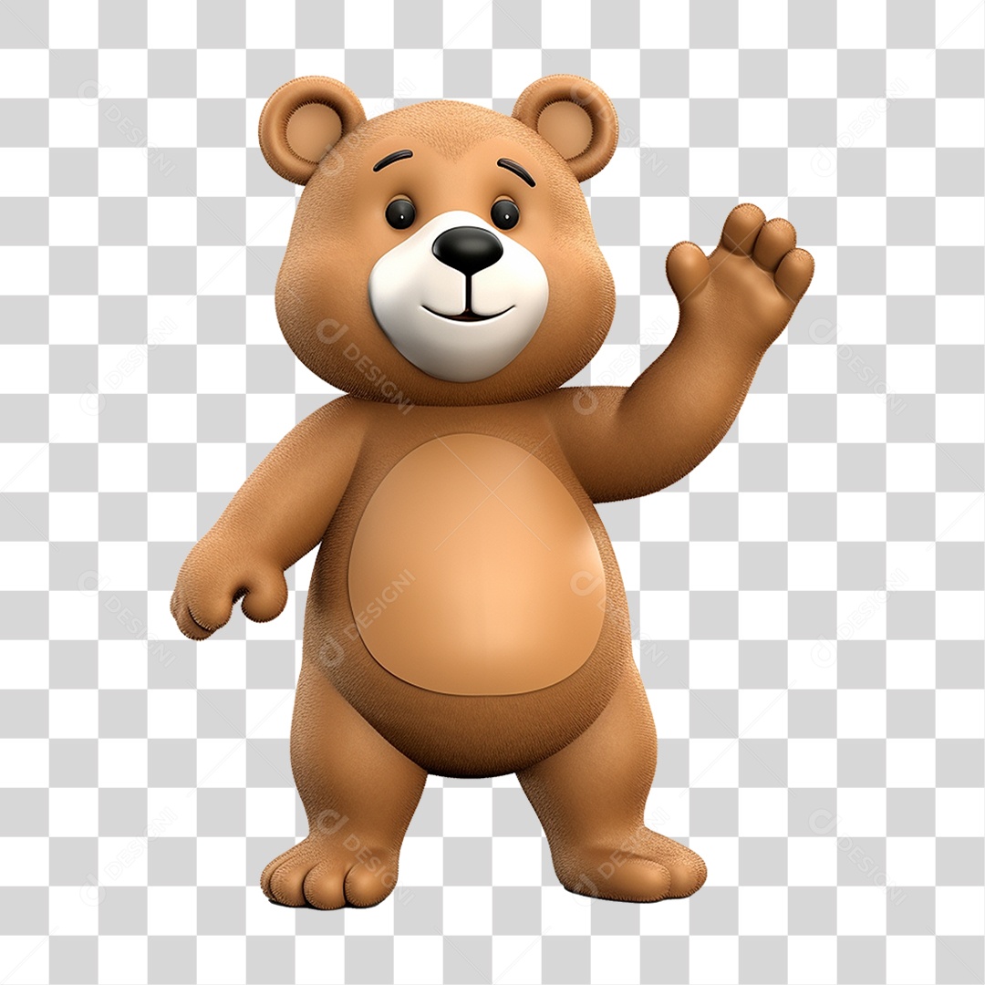 Animal Desenho Urso PNG Transparente