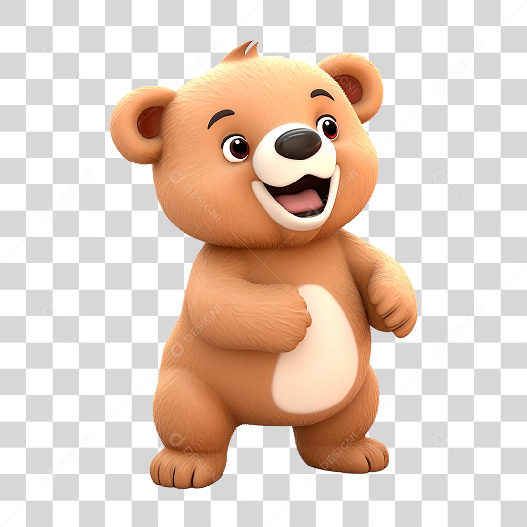 Urso de Pelúcia PNG Transparente