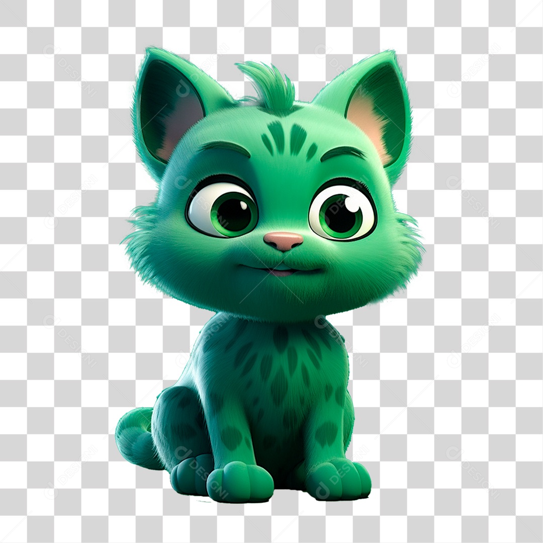 Mascote Gato PNG Transparente
