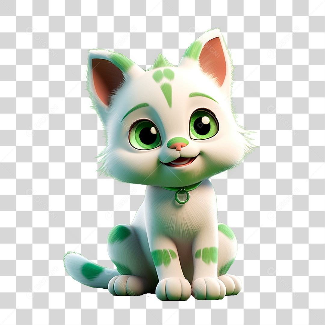 Mascote Gato PNG Transparente