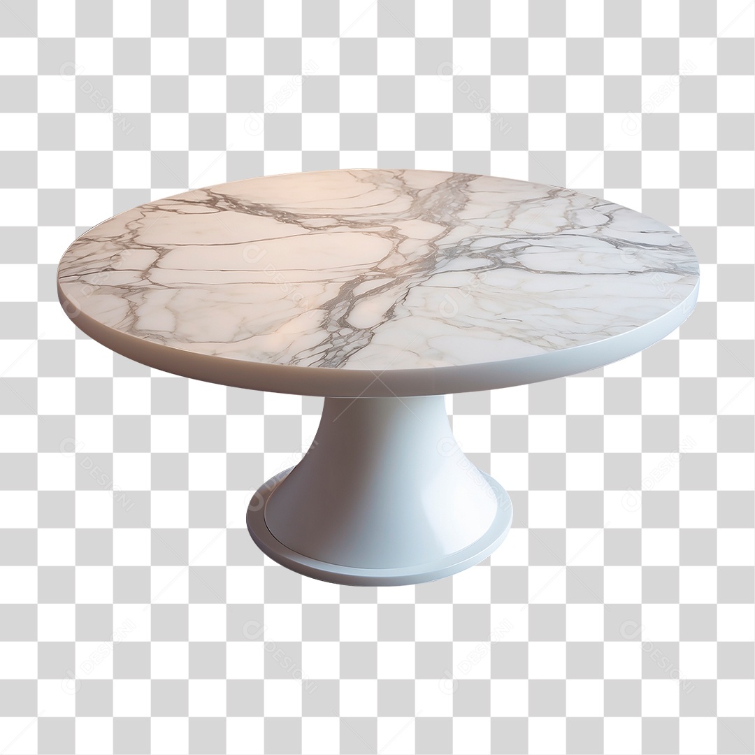 Mesa de Mármore PNG Transparente