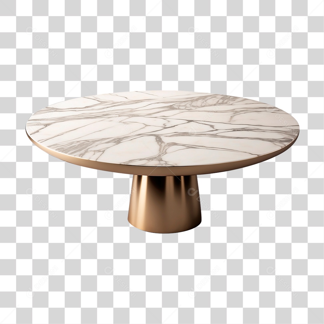 Mesa de Mármore PNG Transparente