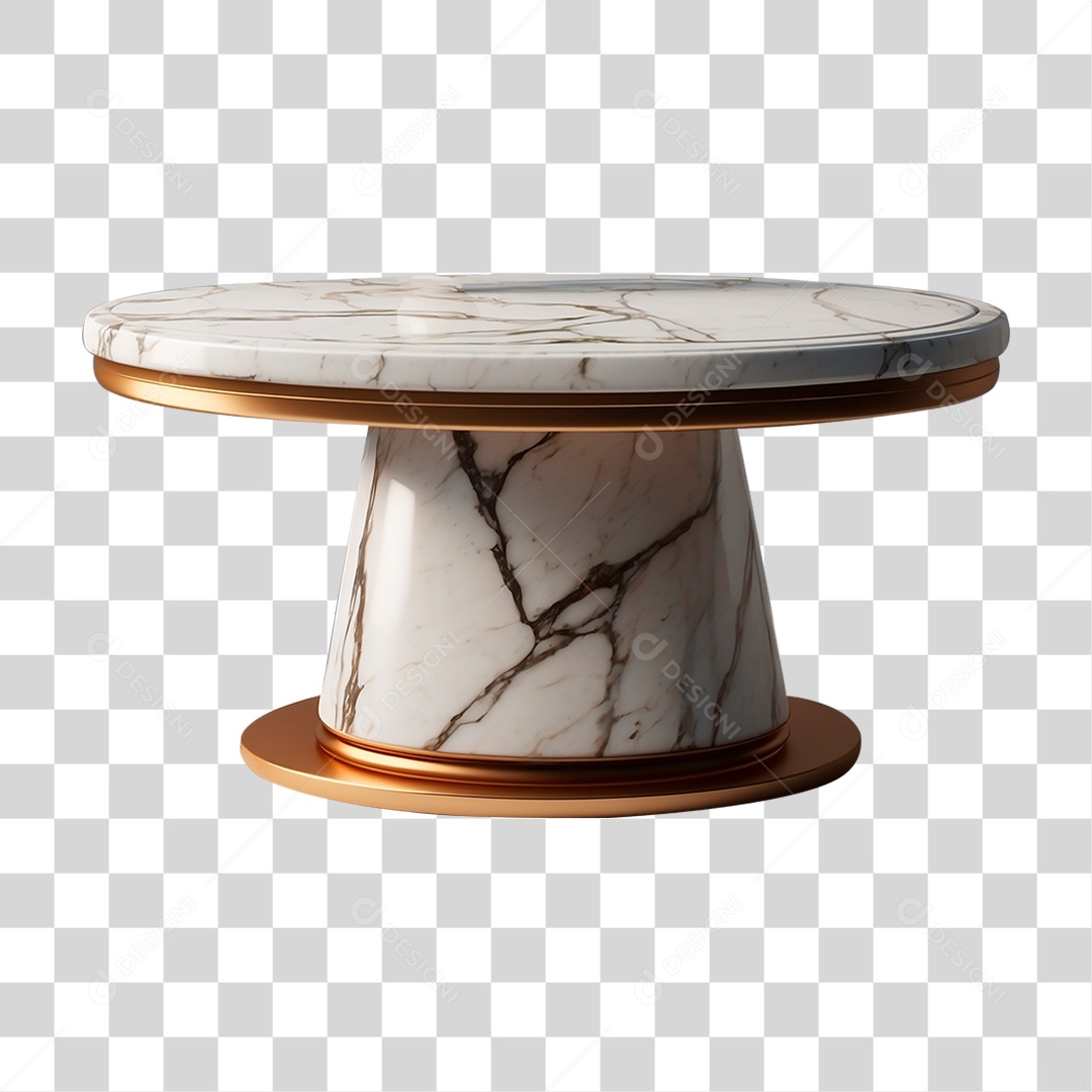 Mesa de Mármore PNG Transparente