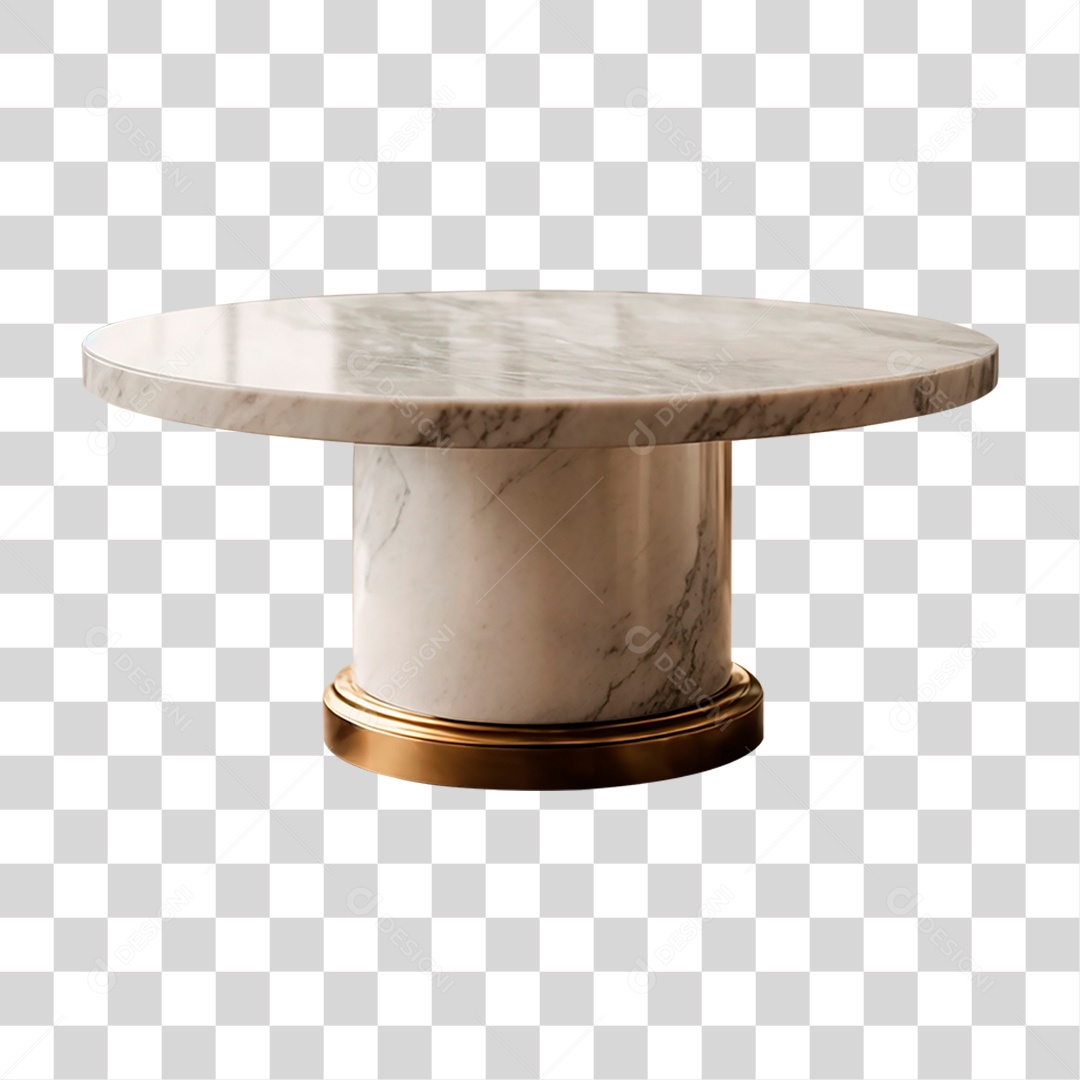 Mesa de Mármore PNG Transparente