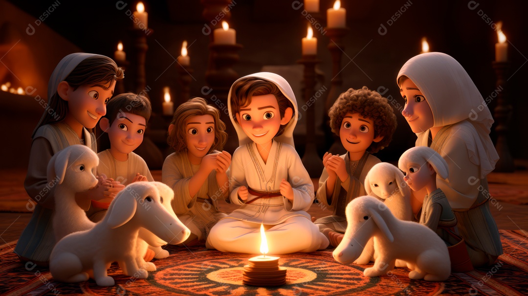 Eid al Adha, a Festa do Sacrifício, 28 de junho AI Generativa.