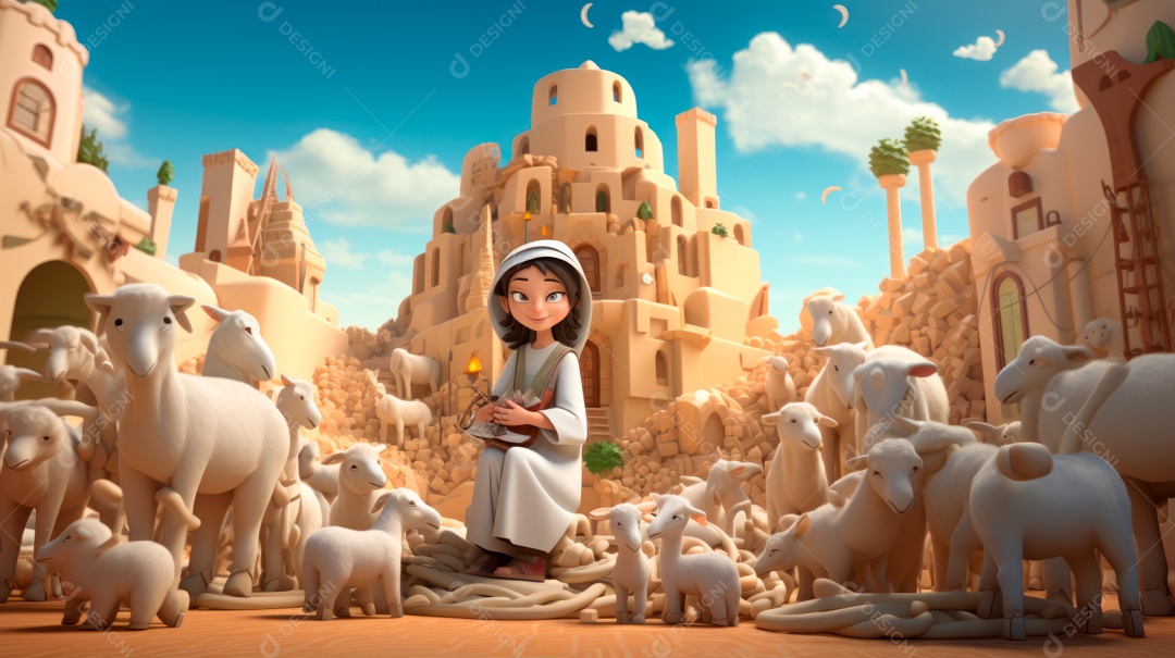 Eid al Adha, a Festa do Sacrifício, 28 de junho AI Generativa.