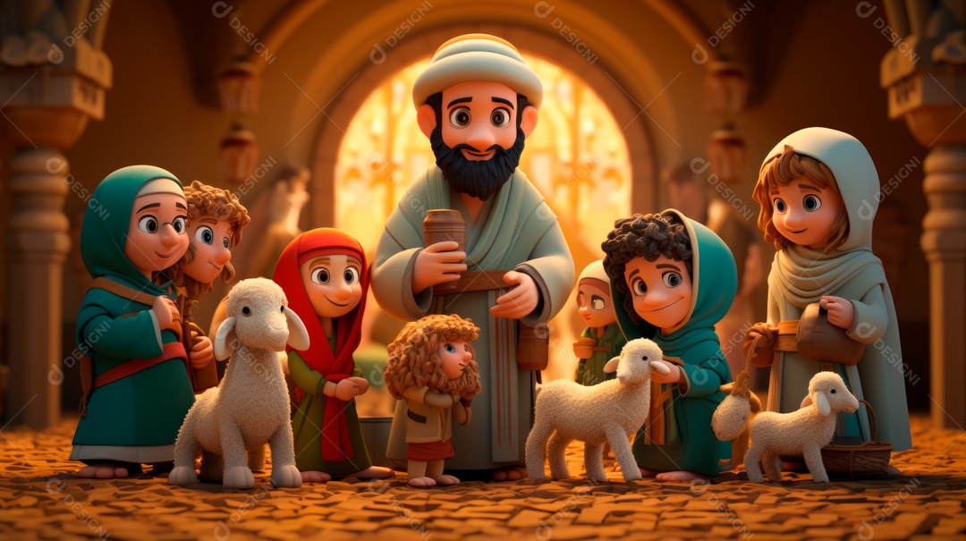 Eid al Adha, a Festa do Sacrifício, 28 de junho AI Generativa.