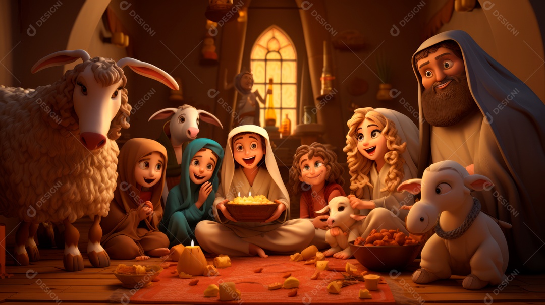 Eid al Adha, a Festa do Sacrifício, 28 de junho AI Generativa.