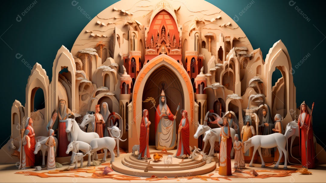 Eid al Adha, a Festa do Sacrifício, 28 de junho AI Generativa.