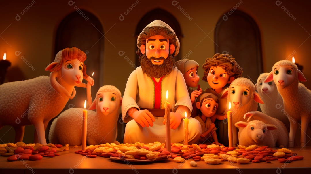 Eid al Adha, a Festa do Sacrifício, 28 de junho AI Generativa.