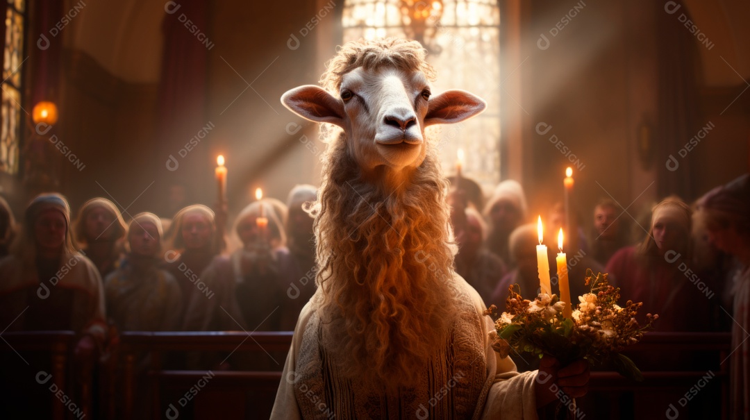 Eid al Adha, a Festa do Sacrifício, 28 de junho AI Generativa.