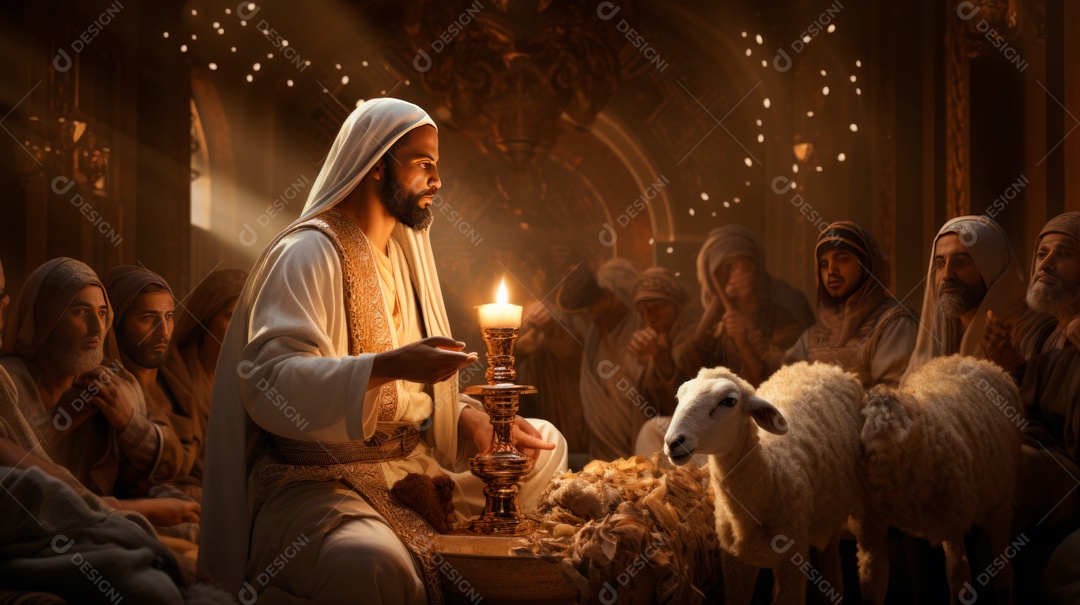 Eid al Adha, a Festa do Sacrifício, 28 de junho AI Generativa.