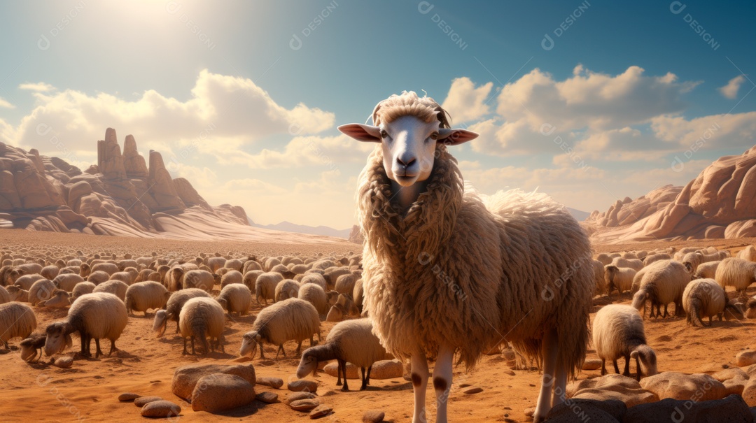 Eid al Adha, a Festa do Sacrifício, 28 de junho AI Generativa.