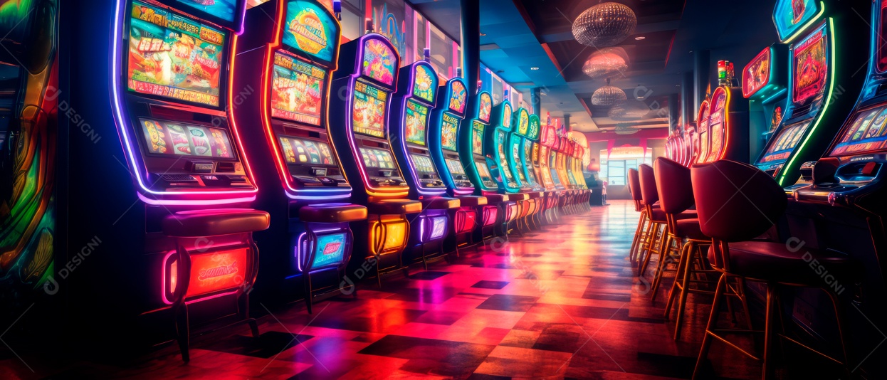 Roleta Excitação Croupier Girando a Roleta 3D Generative AI.