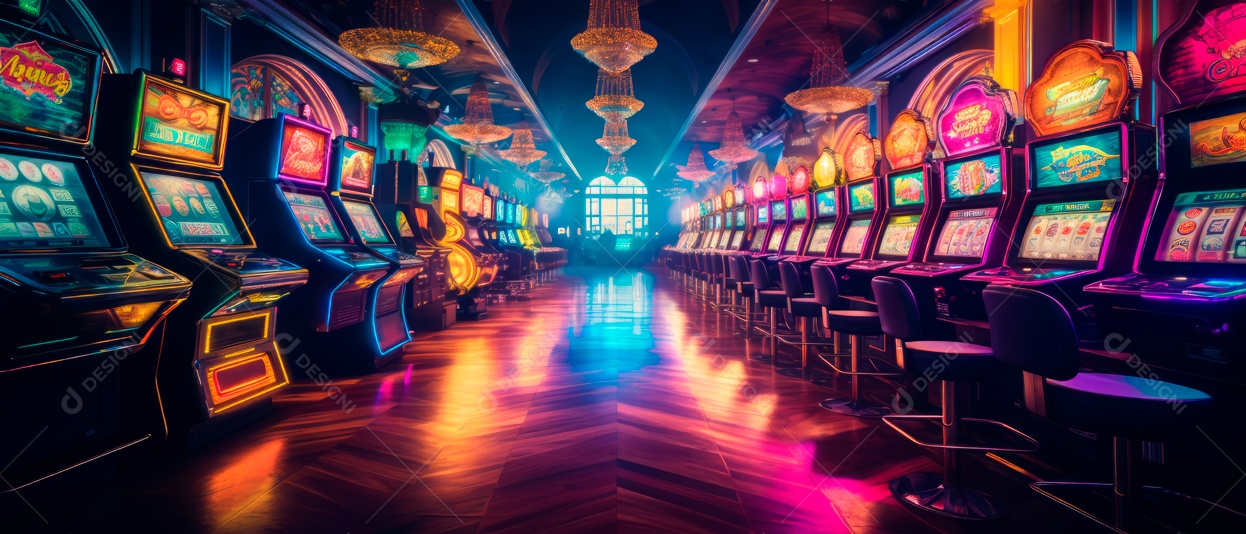 Roleta Excitação Croupier Girando a Roleta 3D Generative AI.