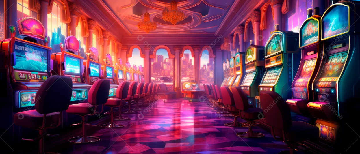 Roleta Excitação Croupier Girando a Roleta 3D Generative AI.