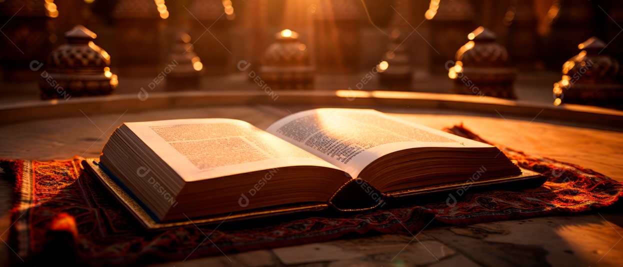 O Ano Novo Islâmico do Alcorão IA Generativa.