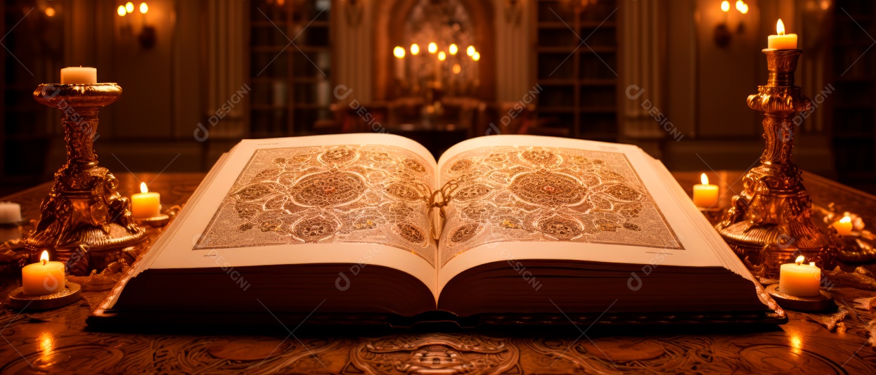 O Ano Novo Islâmico do Alcorão IA Generativa.