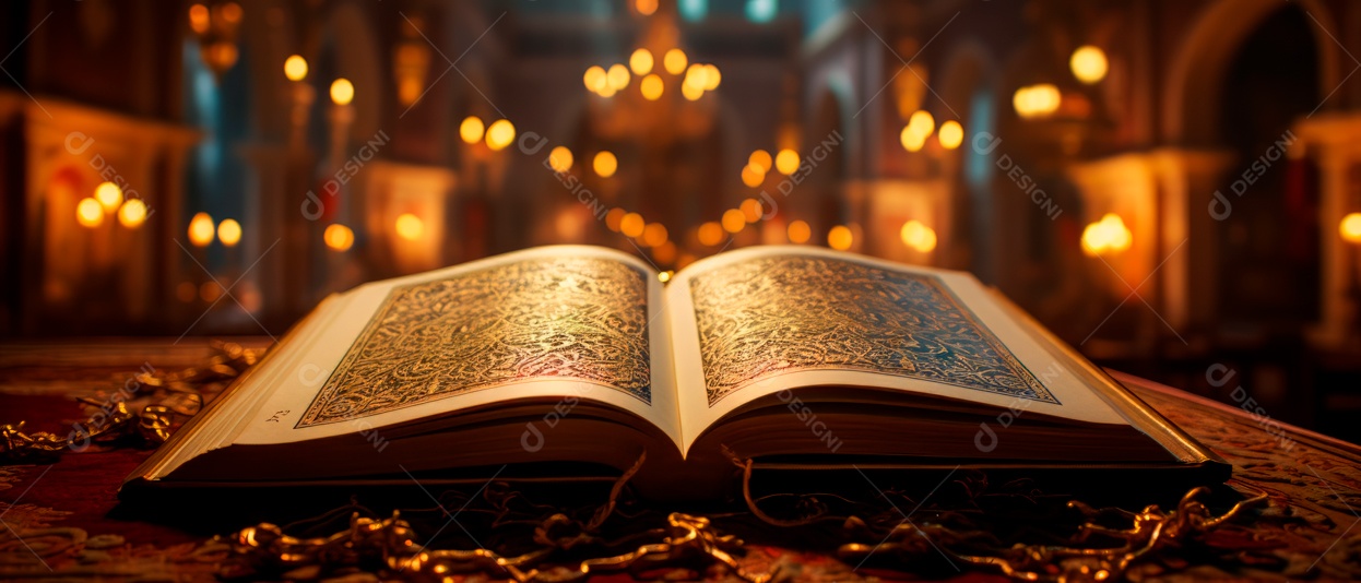 O Ano Novo Islâmico do Alcorão IA Generativa.