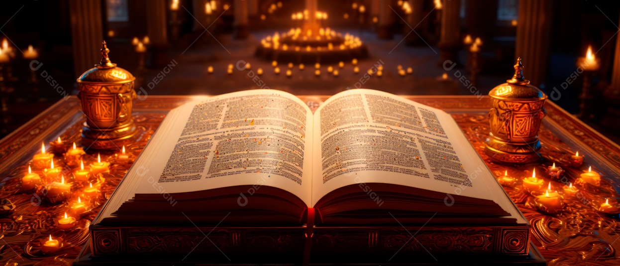 O Ano Novo Islâmico do Alcorão IA Generativa.