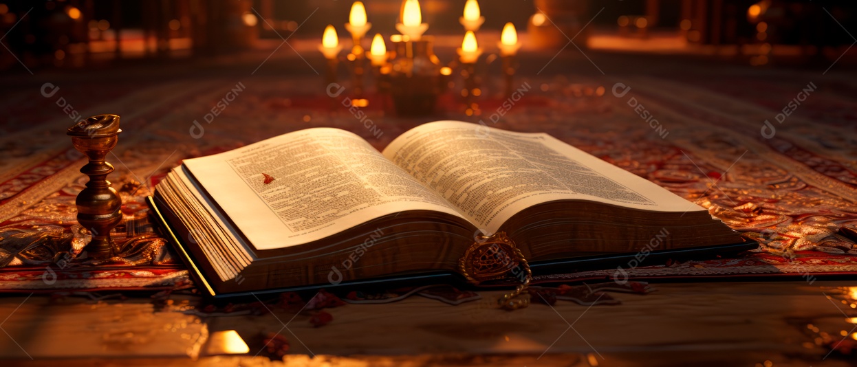 O Ano Novo Islâmico do Alcorão IA Generativa.