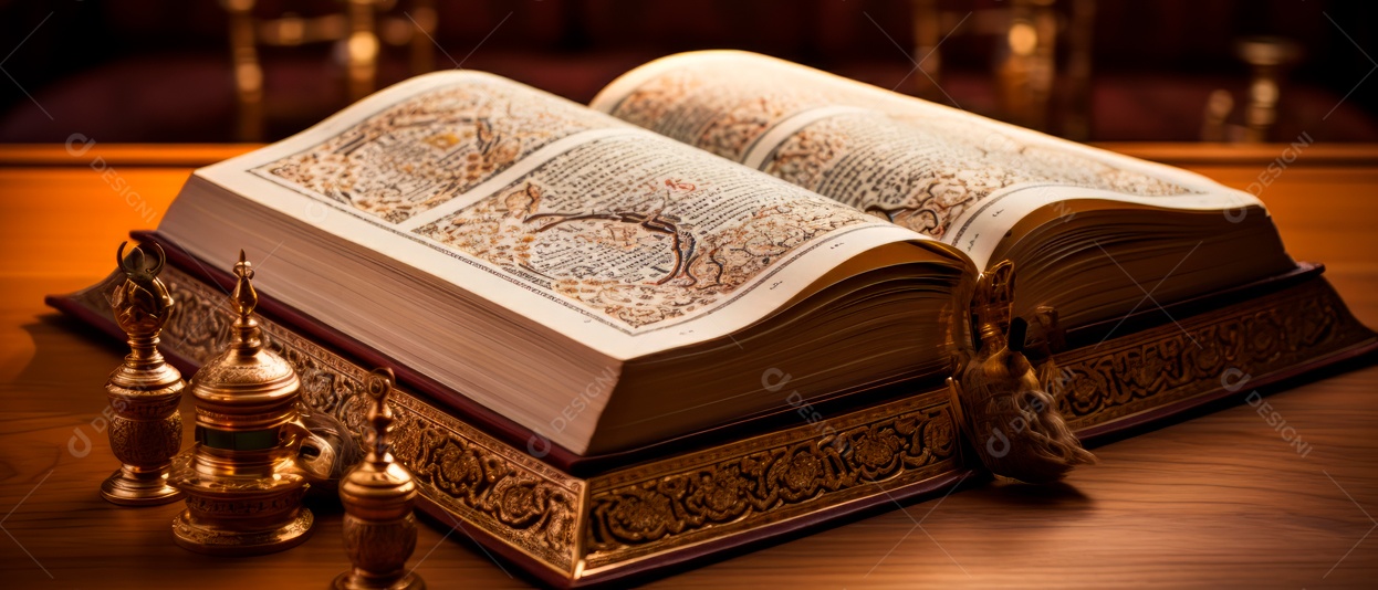 O Ano Novo Islâmico do Alcorão IA Generativa.