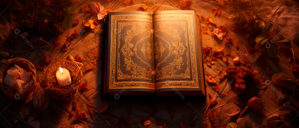 O Ano Novo Islâmico do Alcorão IA Generativa.