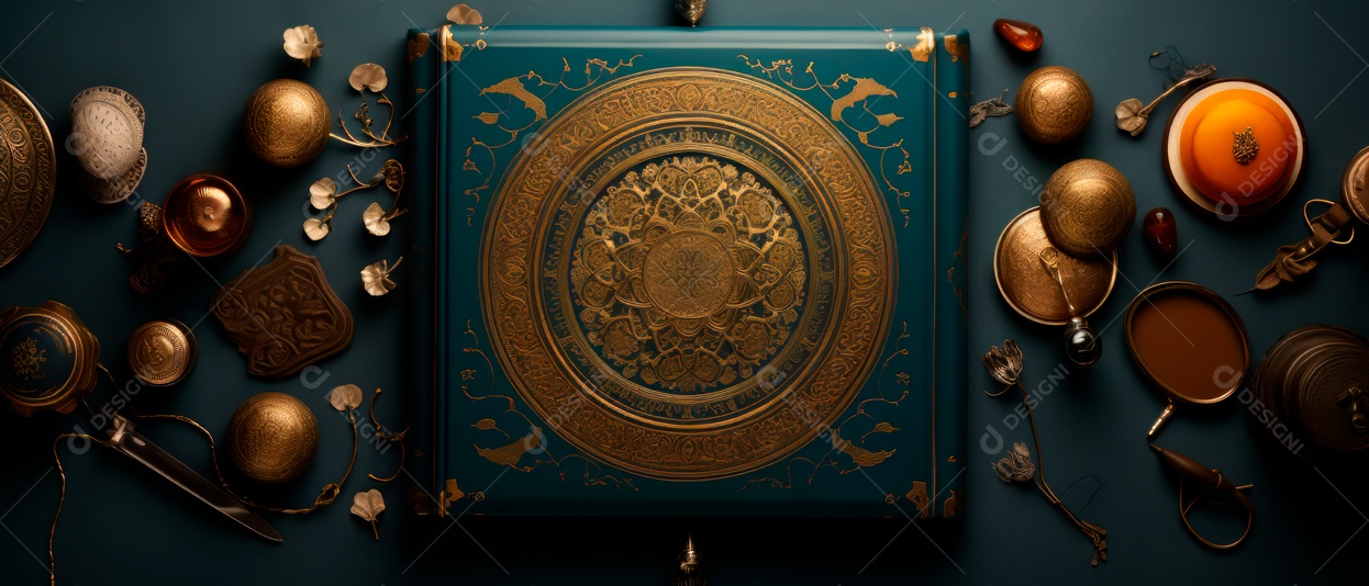 O Ano Novo Islâmico do Alcorão IA Generativa.