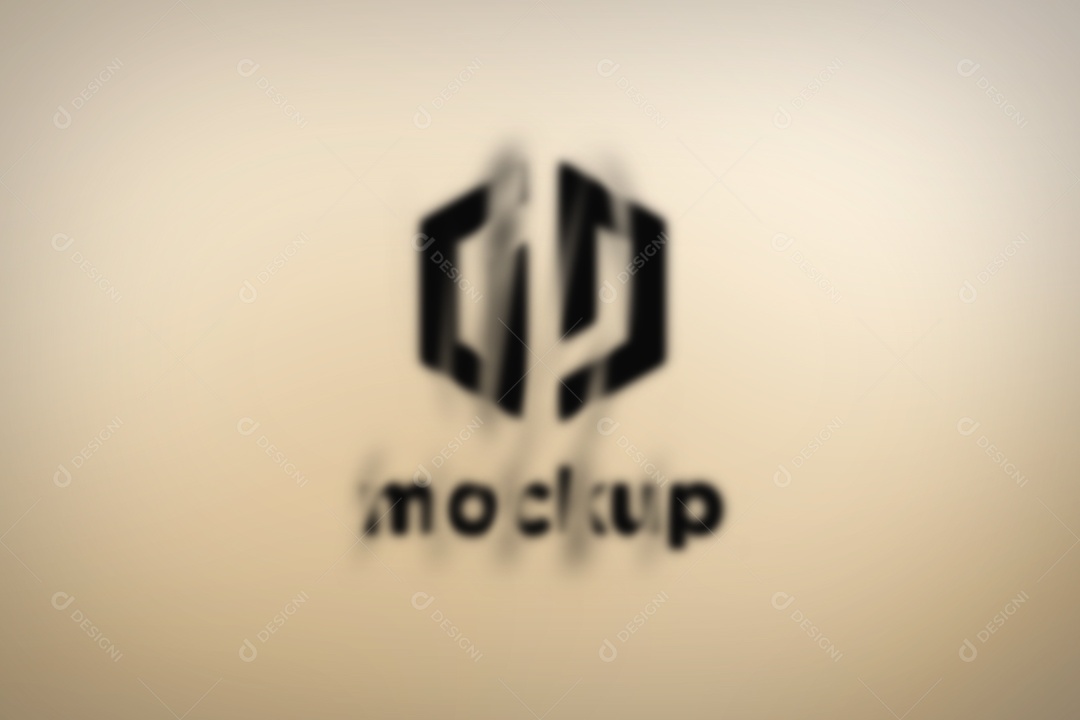 Mockup Logo Efeito PSD Editável
