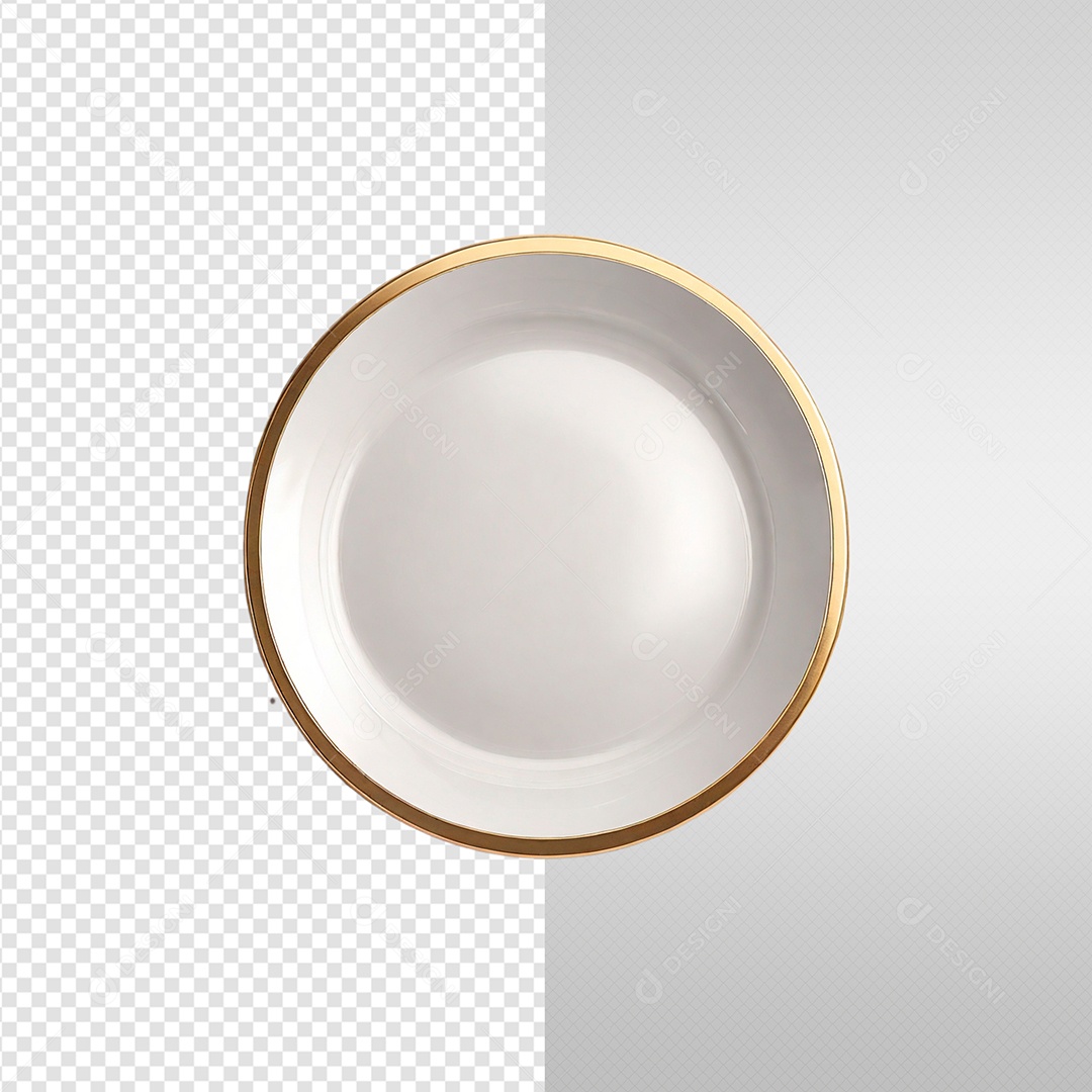 Elemento 3D Moldura Circular De Ano Novo Para Composição PSD