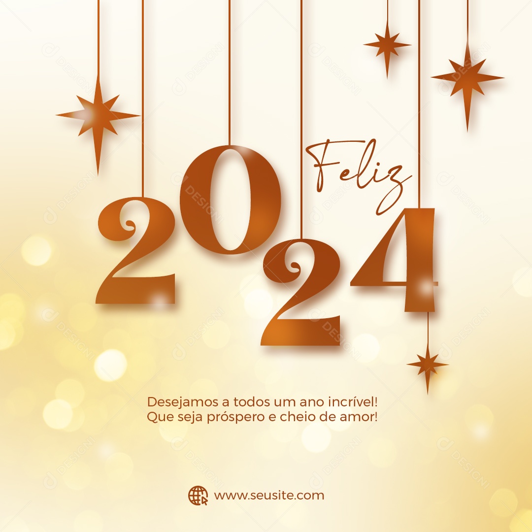 Happy Social Media 2024 An Incredible Year Editable PSD