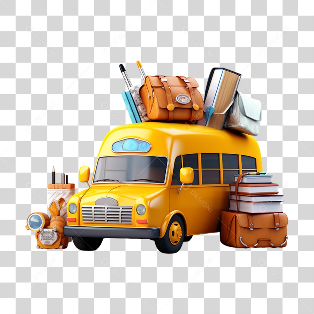 Ícones Volta às Aulas PNG Transparente