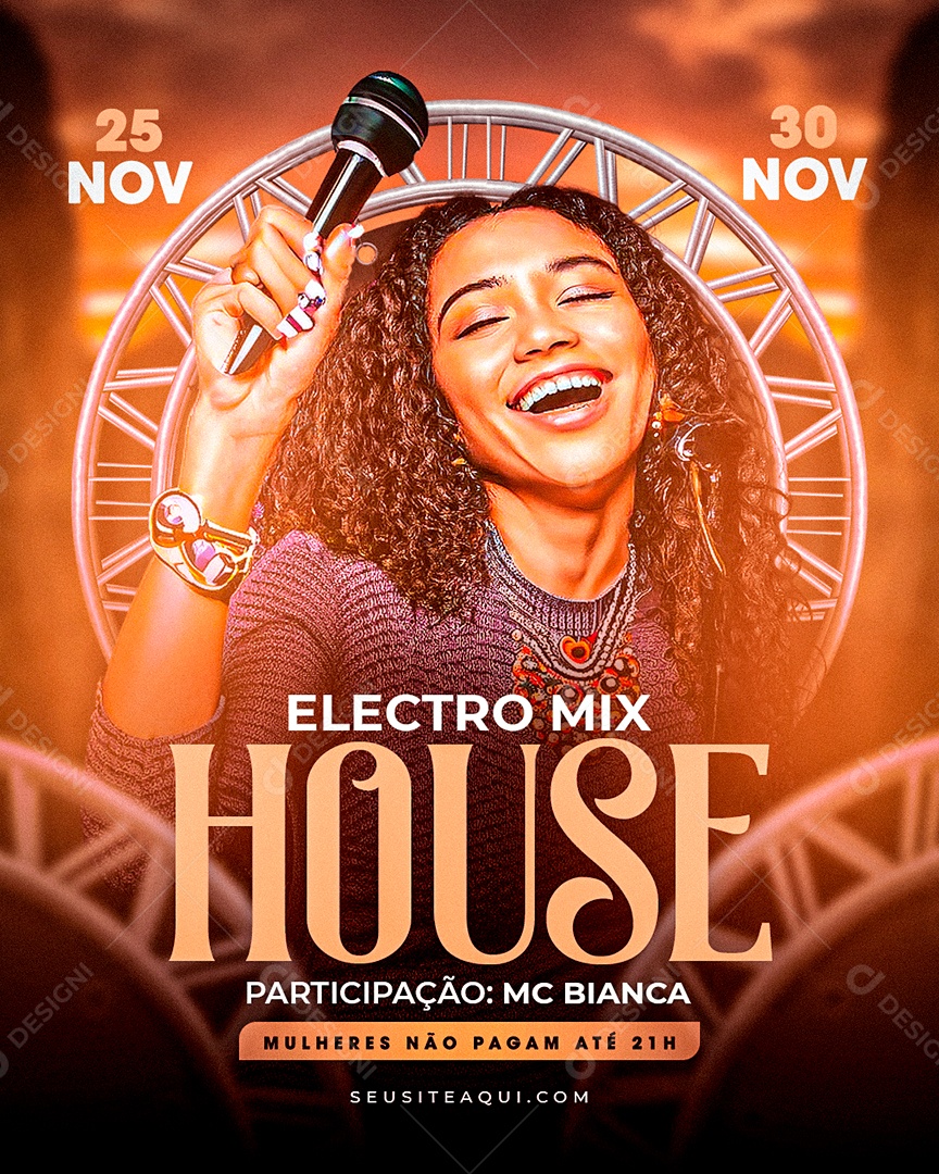 Flyer Para Eventos Eletronicos e Funk