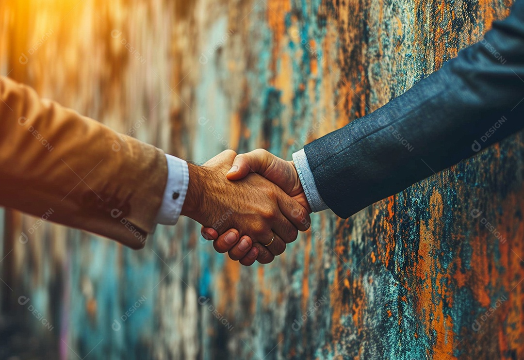 Aperto de mão de empresários de negócios e conceito de parceria