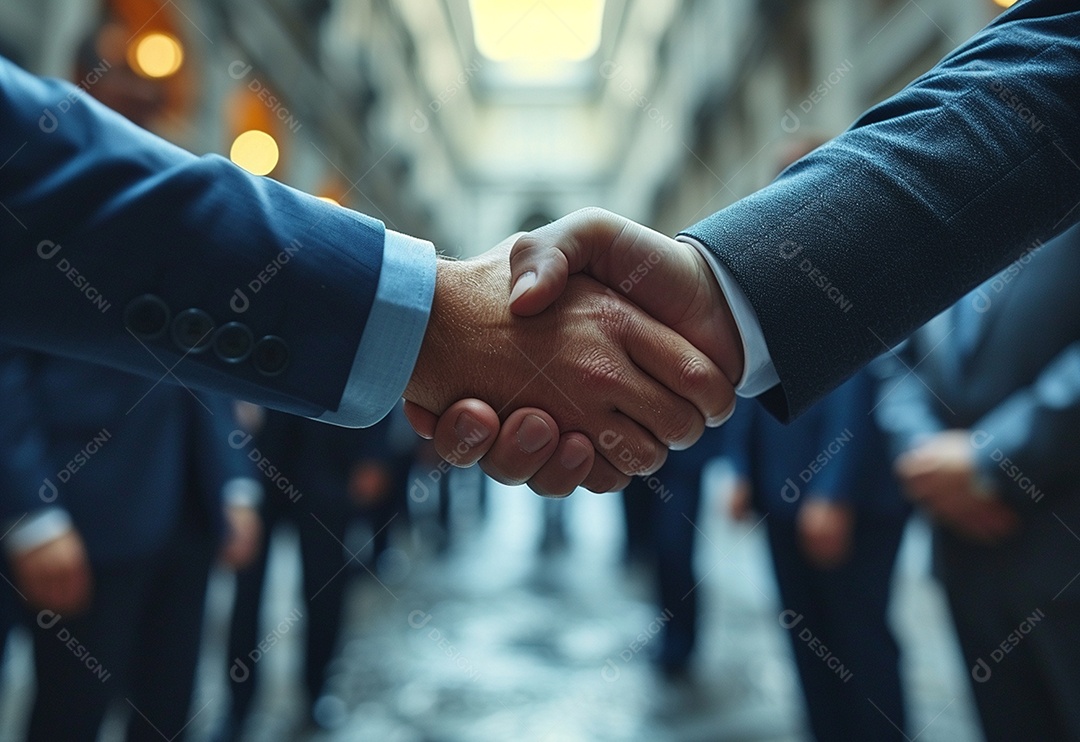 Aperto de mão de empresários de negócios e conceito de parceria