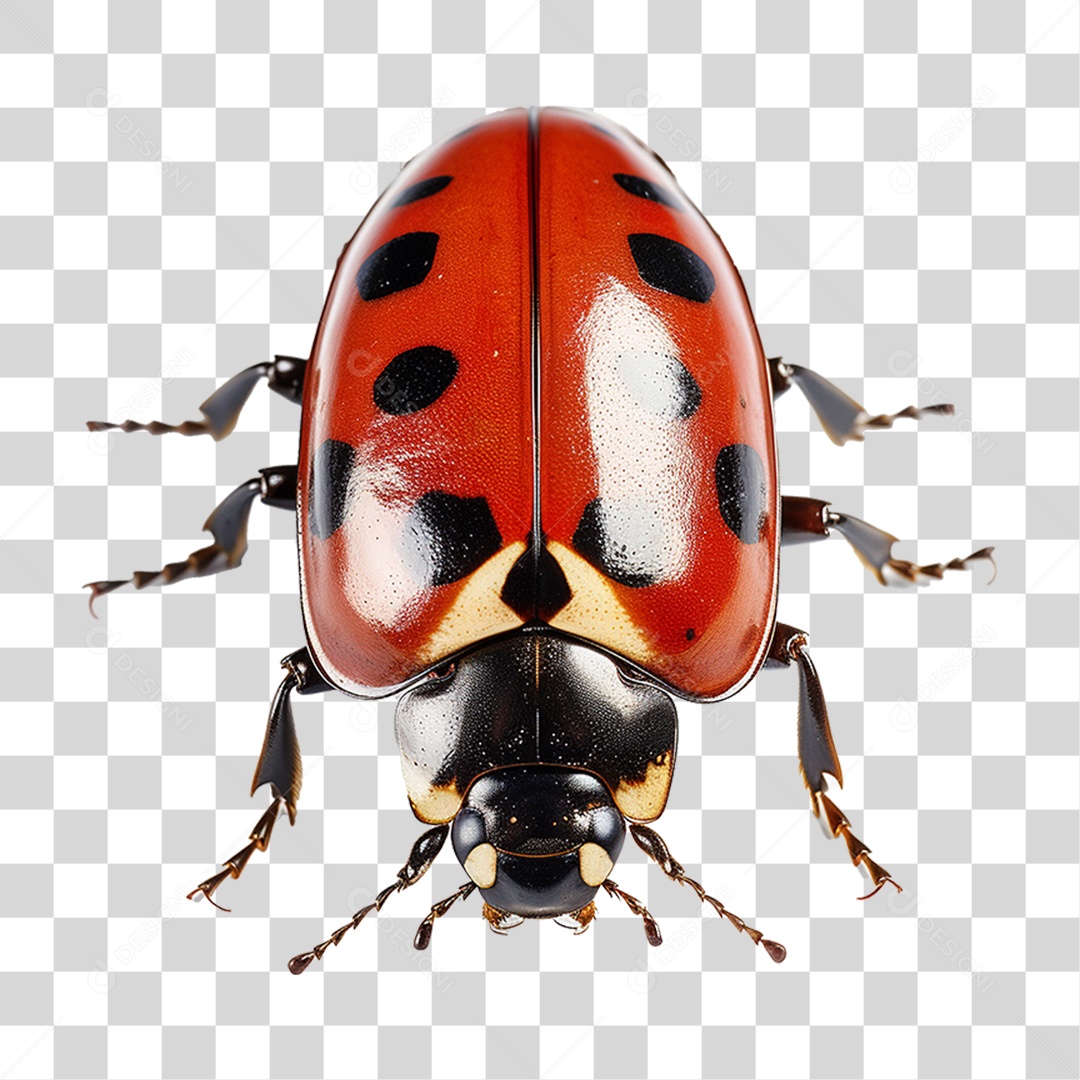 Inseto Joaninha PNG Transparente