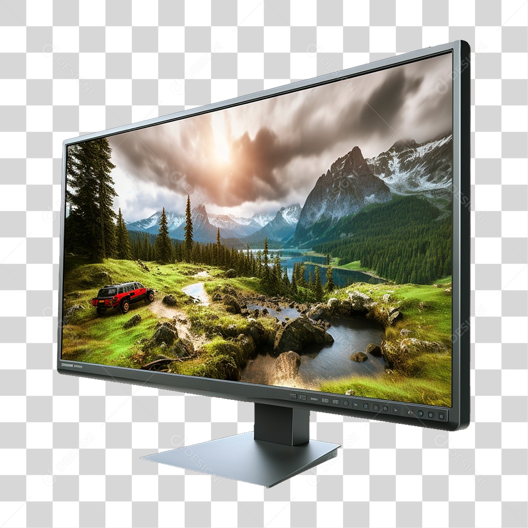 Monitor de Computador PNG Transparente