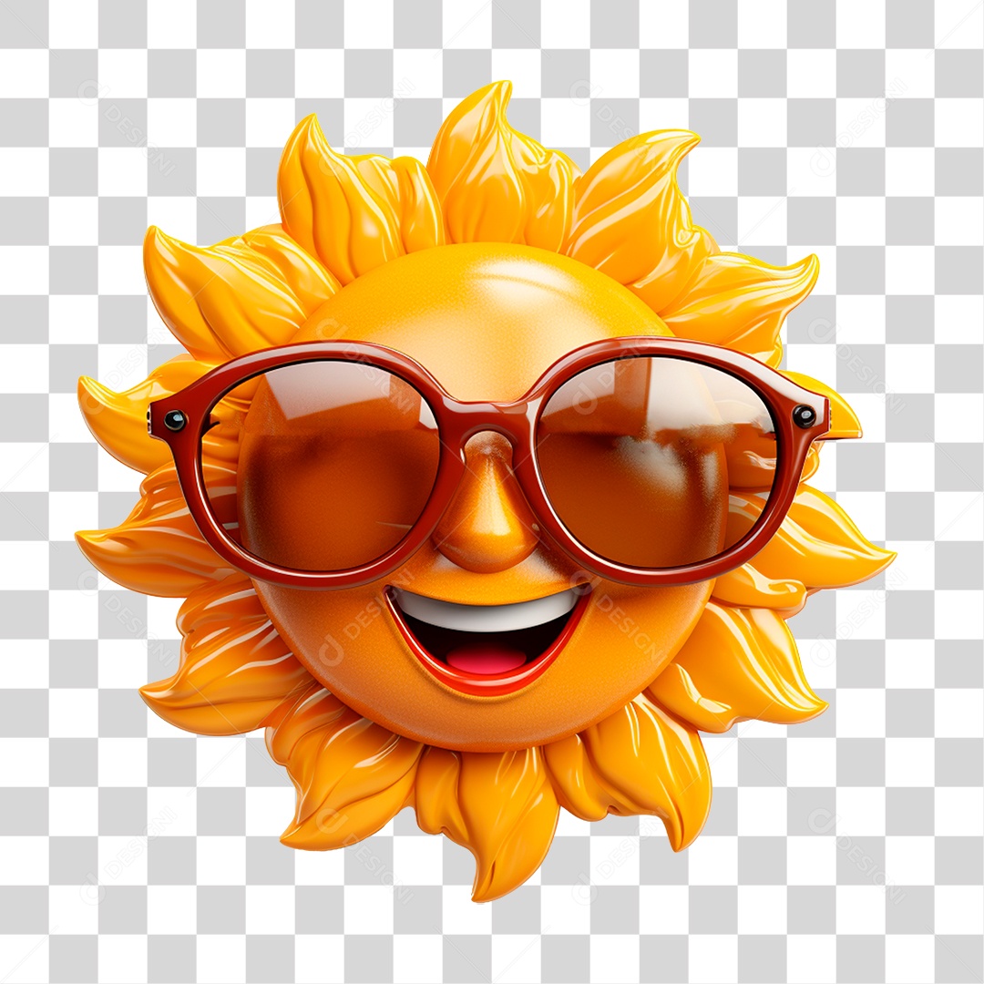 Sol Verão Óculos PNG Transparente