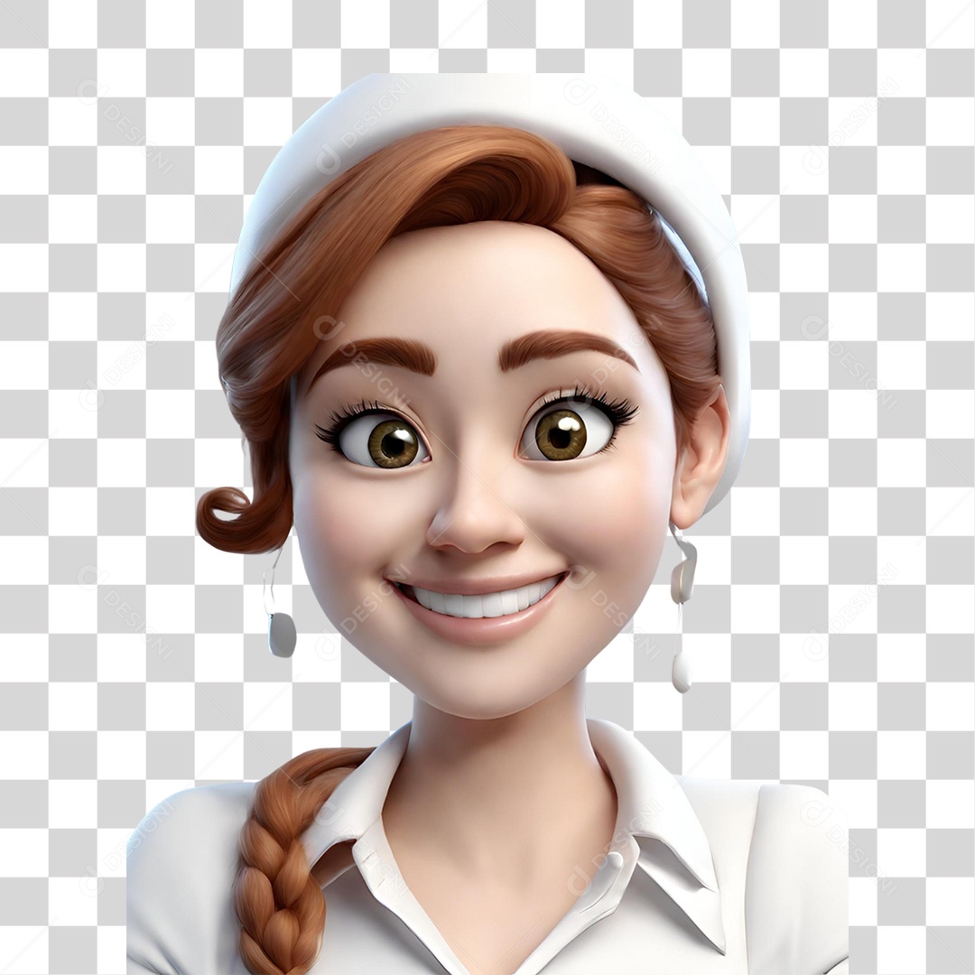 Imagem Mulher de Branco PNG Transparente