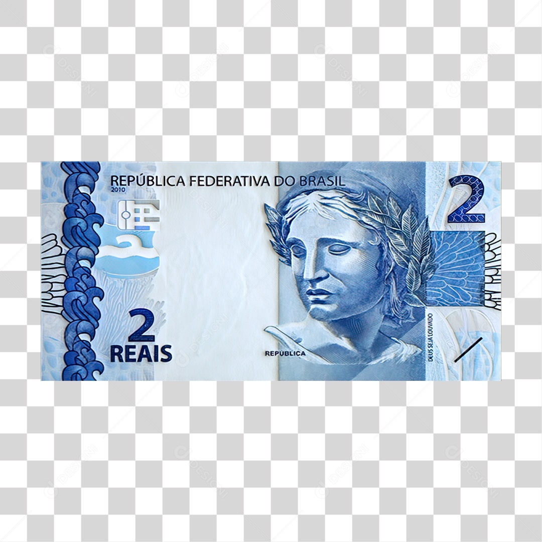 Nota de 2 Reais PNG Transparente