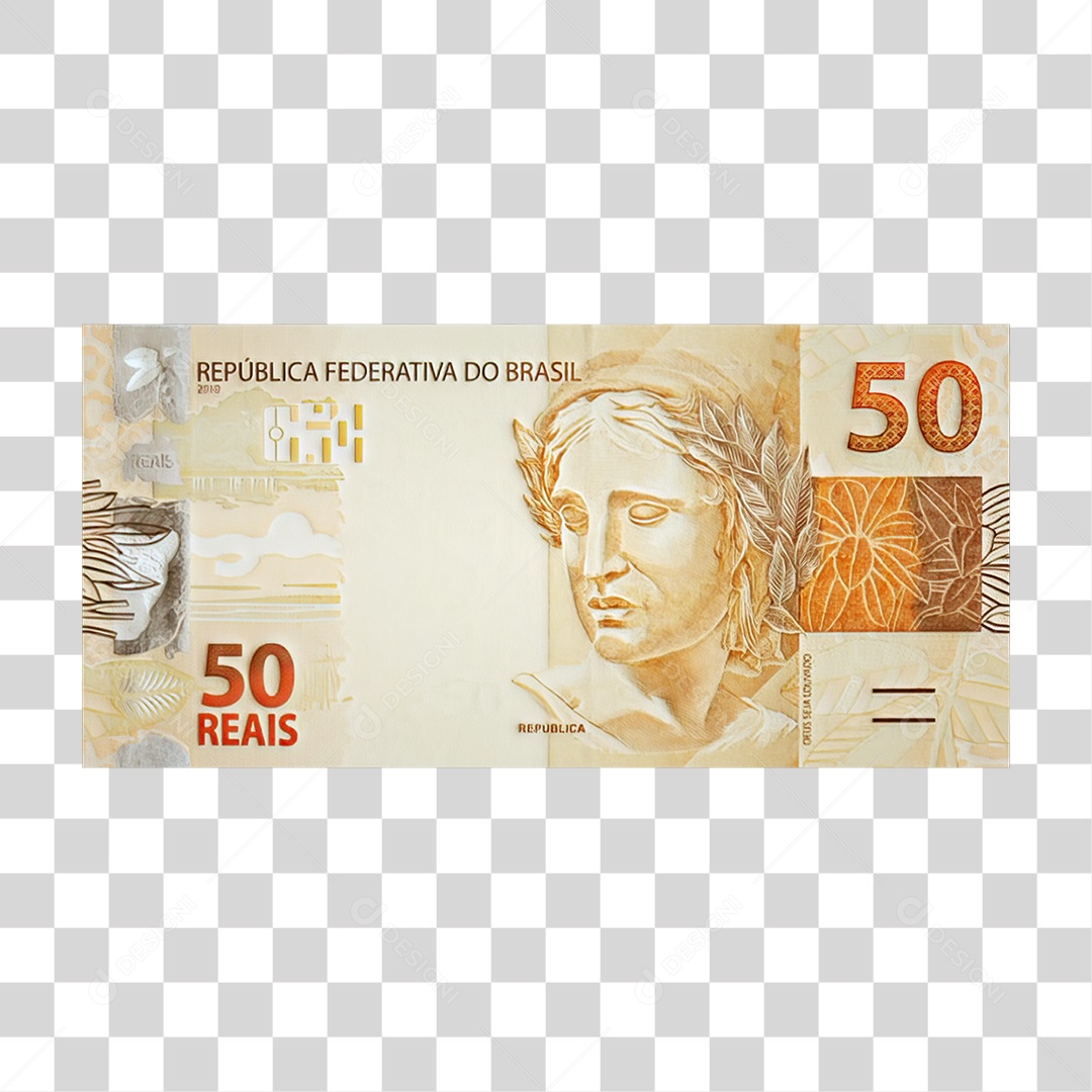 Nota de 50 Reais PNG Transparente