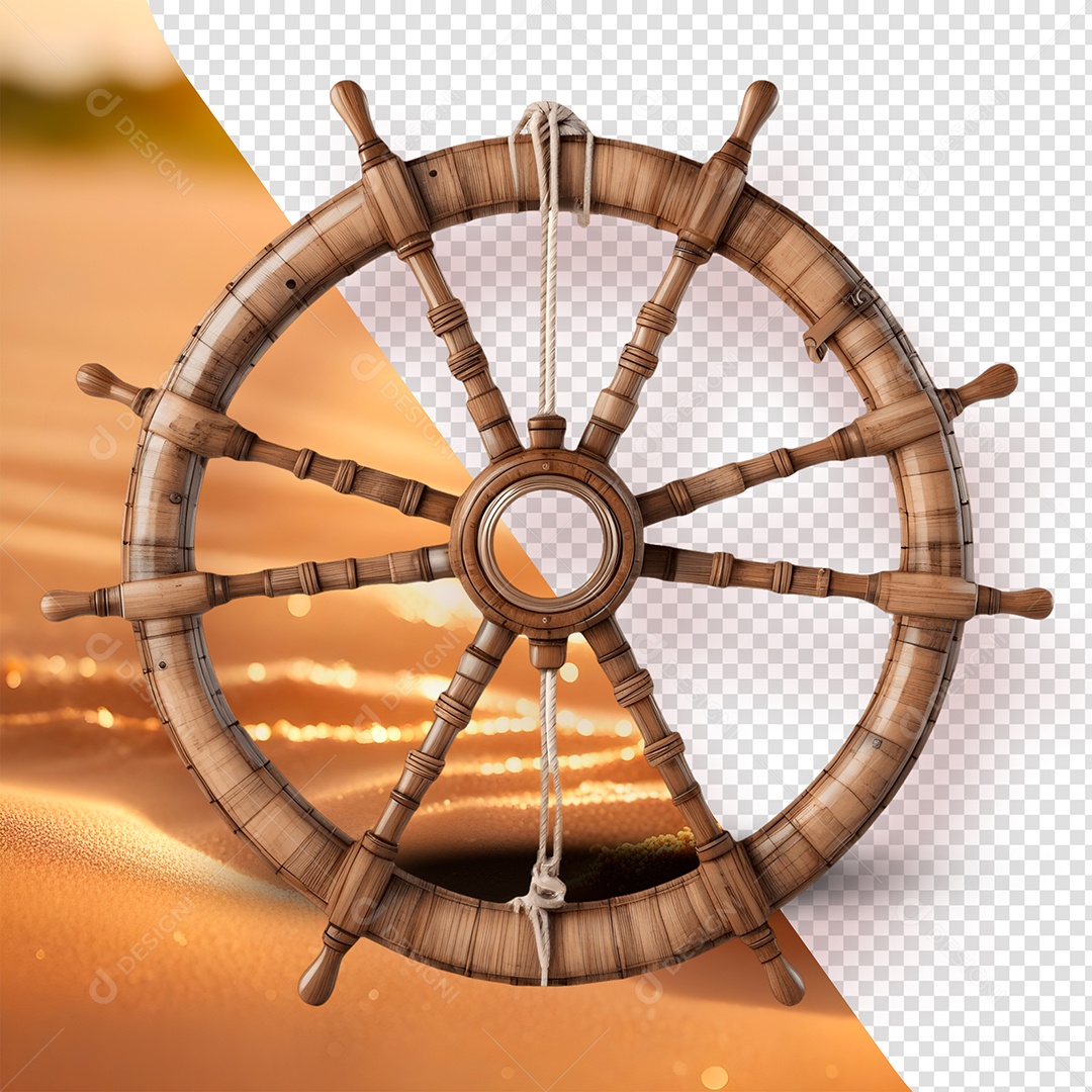 Manche de Navio de Madeira Elemento PSD