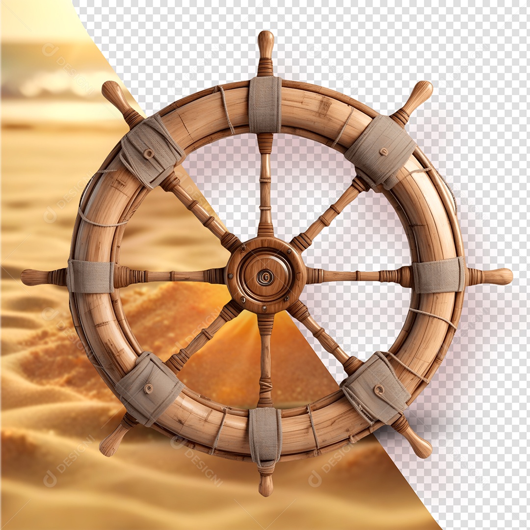 Manche de Navio de Madeira Elemento PSD