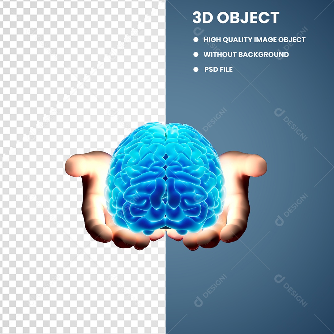 Neurologia Cerebral Neurocirurgia Medula Espinhal Mão Elemento 3D Para Composição PSD