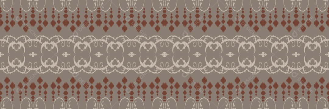 Tribal Tradicional Ilustração Colorida Vetor EPS